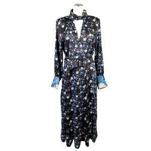 Sandro floral midi dress